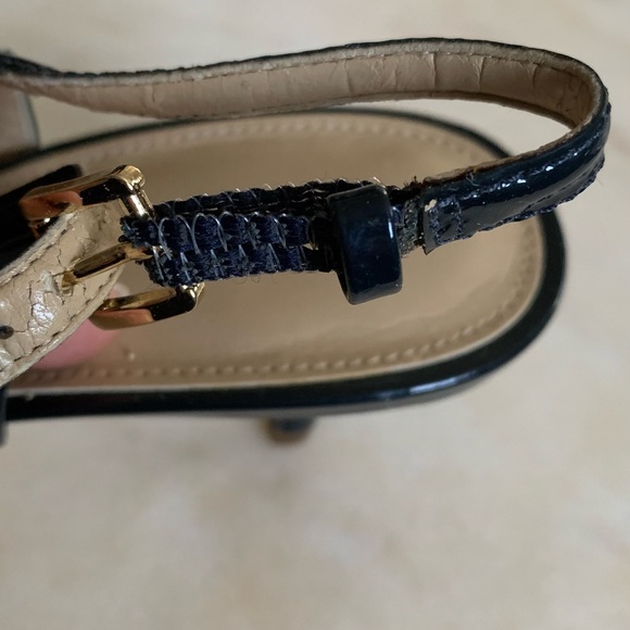 Michael Kors sling navy blue shoes. - Picture 7 of 7